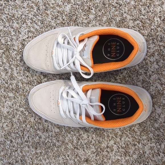 Es Accel Slim X The Nine Club Shoes Grey White Orange 7 Skateboard Sneakers - Picture 4 of 12